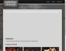 Tablet Screenshot of darksondesigns.com